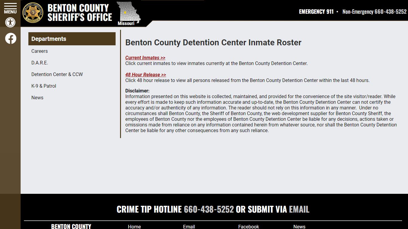 Roster Choose - Benton County MO Sheriff’s Office